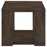 Pavone Dark Rustic Mango End Table by Coaster at Eve Furniture
