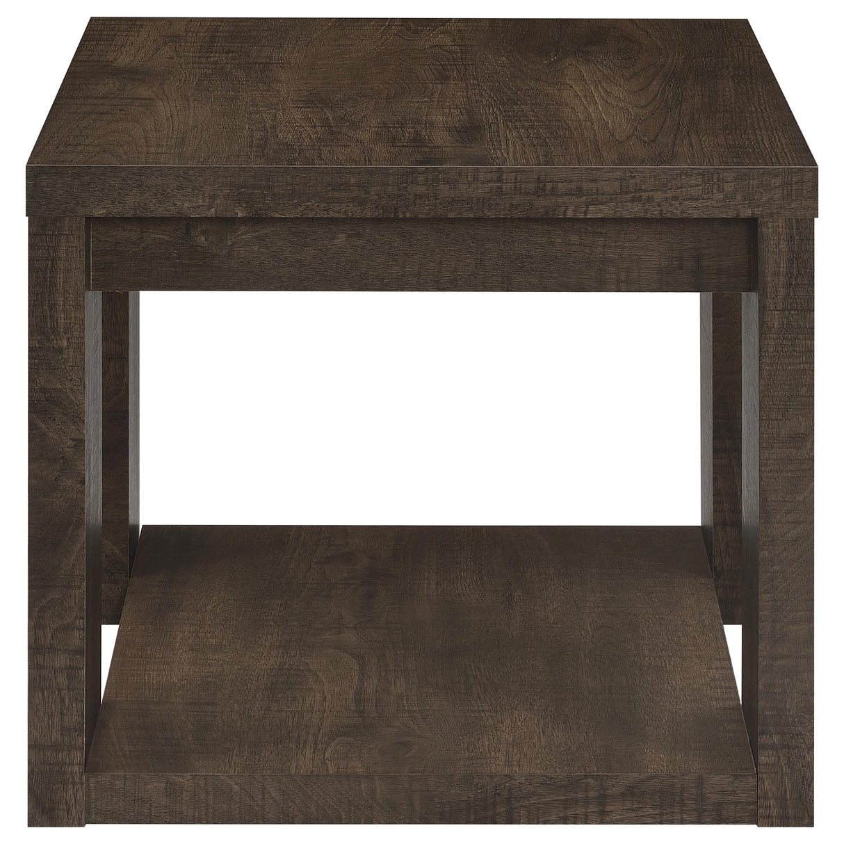 Pavone Dark Rustic Mango End Table by Coaster at Eve Furniture