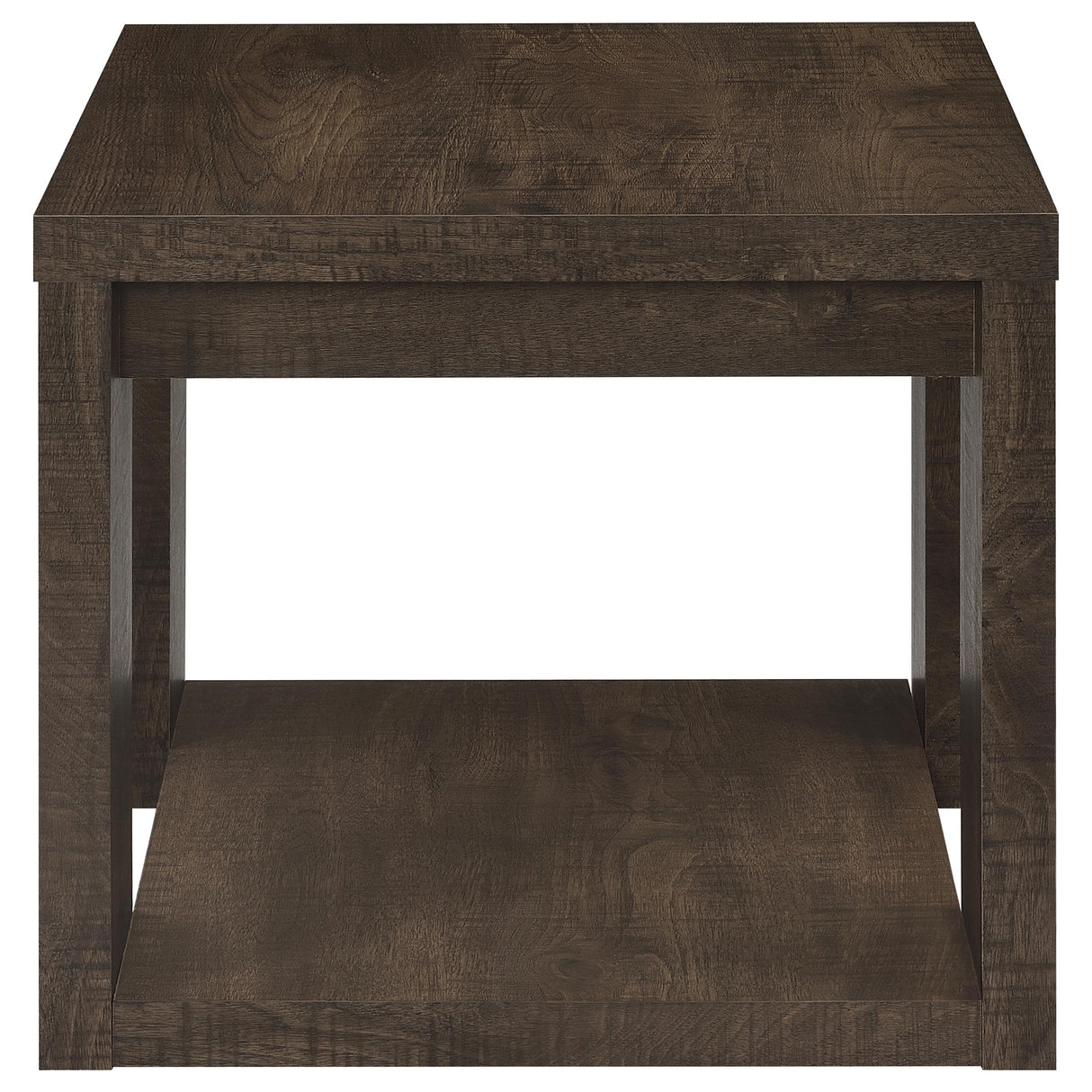 Pavone Dark Rustic Mango End Table by Coaster at Eve Furniture