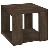 Pavone Dark Rustic Mango End Table by Coaster at Eve Furniture