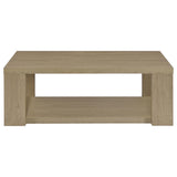 Pavone Latte Coffee Table by Coaster at Eve Furniture
