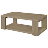 Pavone Latte Coffee Table by Coaster at Eve Furniture
