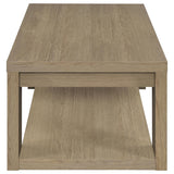 Pavone Latte Coffee Table by Coaster at Eve Furniture