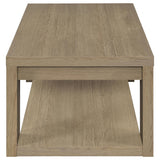 Pavone Latte Coffee Table by Coaster at Eve Furniture