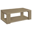 Pavone Latte Coffee Table by Coaster at Eve Furniture