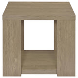 Pavone Latte End Table by Coaster at Eve Furniture