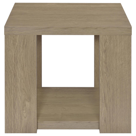 Pavone Latte End Table by Coaster at Eve Furniture