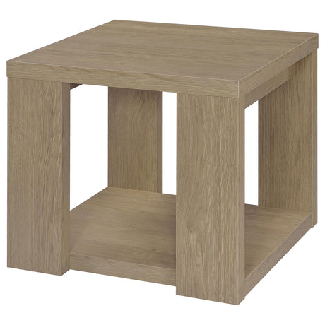 Pavone Latte End Table by Coaster at Eve Furniture
