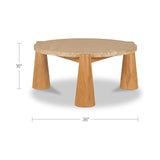 Pax Natural Outdoor Coffee Table by Moe's Home at Eve Furniture