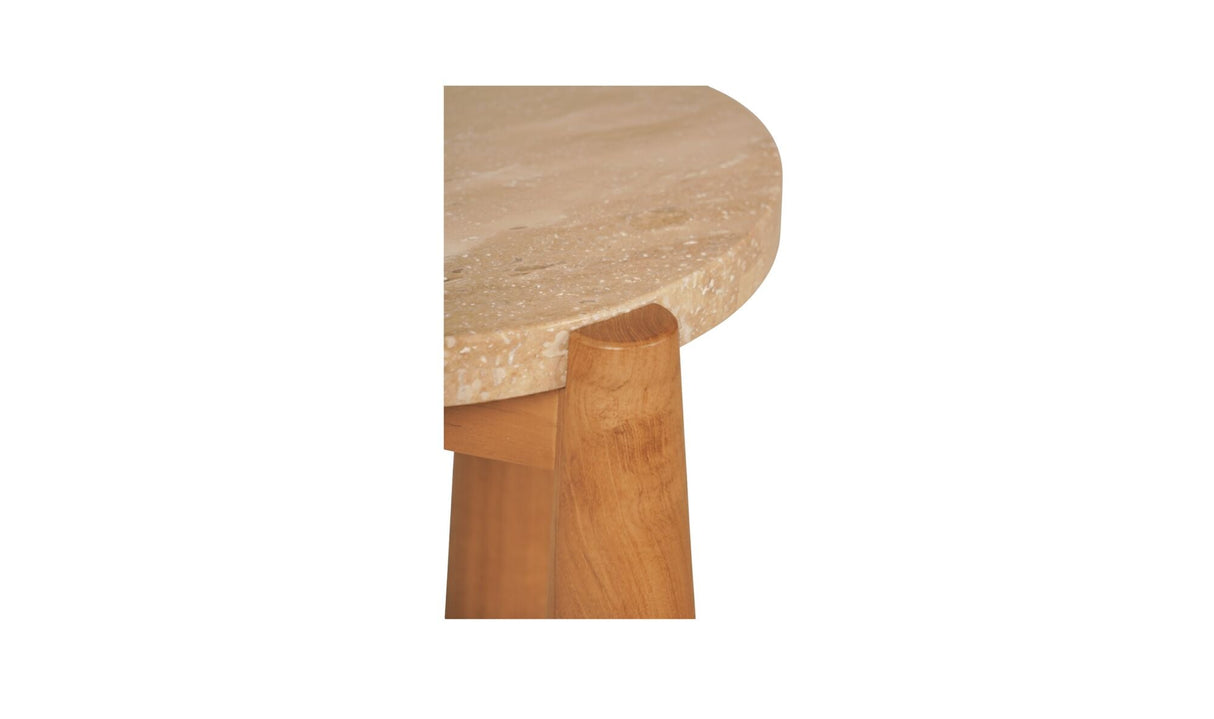 Pax Outdoor Side Table Natural by Moe's Home at Eve Furniture