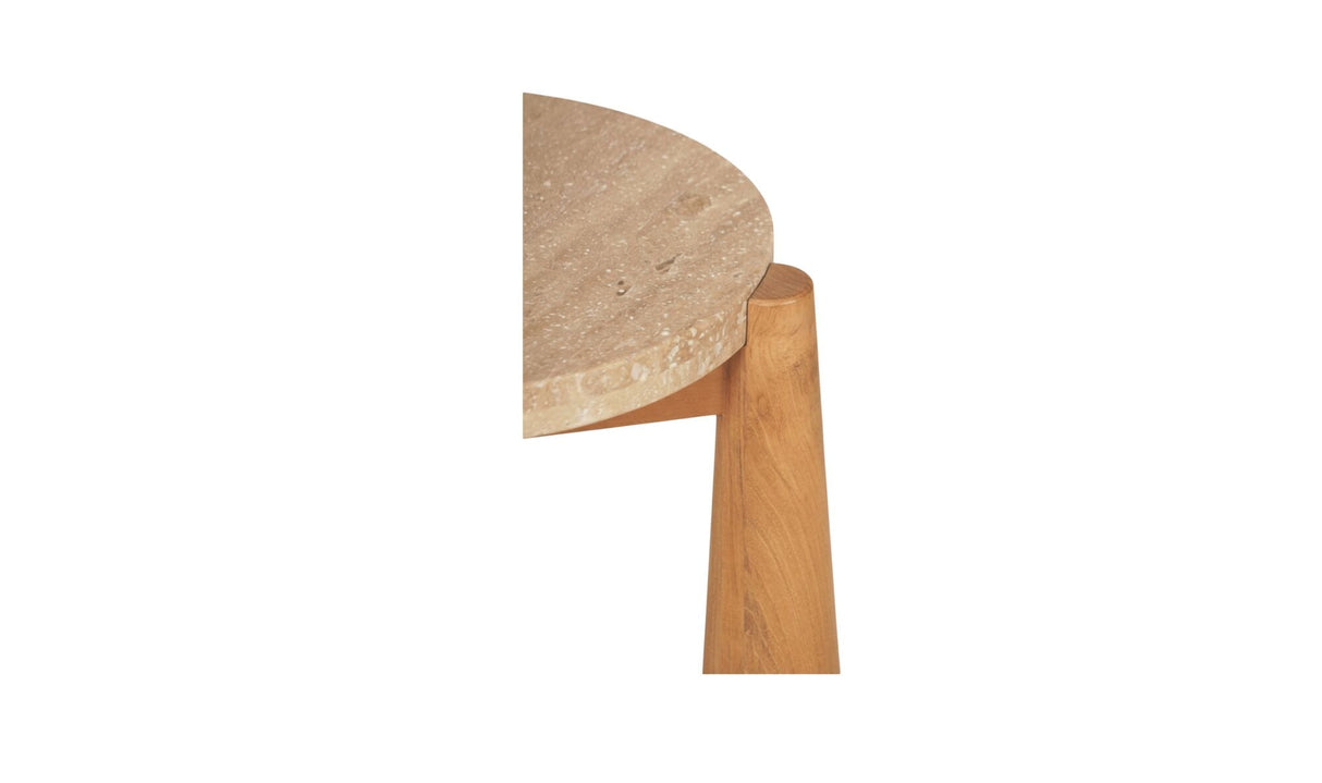 Pax Outdoor Side Table Natural by Moe's Home at Eve Furniture