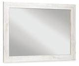 Paxberry Whitewash Bedroom Mirror (Mirror Only) by Ashley at Eve Furniture