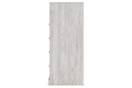 Paxberry Whitewash Chest of Drawers by Ashley at Eve Furniture
