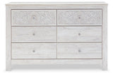 Paxberry Whitewash Dresser by Ashley at Eve Furniture