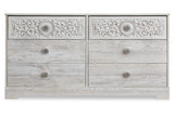 Paxberry Whitewash Dresser by Ashley at Eve Furniture