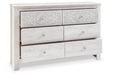 Paxberry Whitewash Dresser by Ashley at Eve Furniture