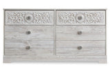 Paxberry Whitewash Dresser by Ashley at Eve Furniture