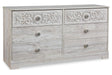 Paxberry Whitewash Dresser by Ashley at Eve Furniture