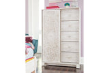 Paxberry Whitewash Dressing Chest by Ashley at Eve Furniture