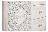 Paxberry Whitewash Dressing Chest by Ashley at Eve Furniture