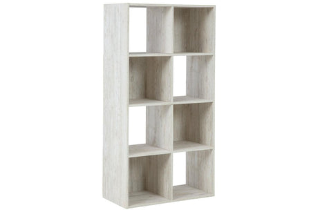 Paxberry Whitewash Eight Cube Organizer by Ashley at Eve Furniture