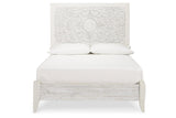 Paxberry Whitewash Full Panel Bed by Ashley at Eve Furniture