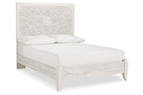 Paxberry Whitewash Full Panel Bed by Ashley at Eve Furniture