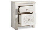 Paxberry Whitewash Nightstand by Ashley at Eve Furniture