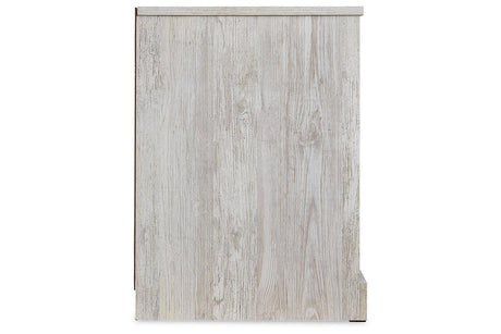 Paxberry Whitewash Nightstand by Ashley at Eve Furniture