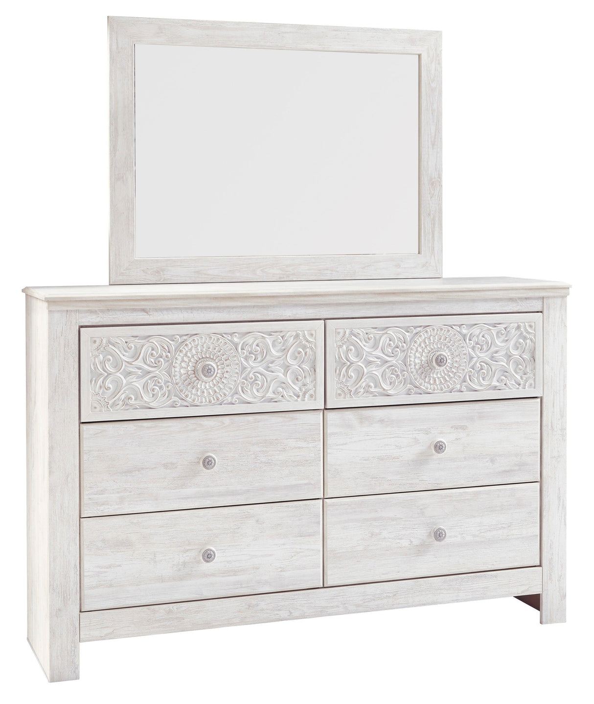 Paxberry Whitewash Panel Bedroom Set by Ashley at Eve Furniture