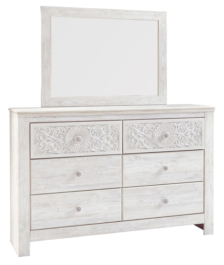 Paxberry Whitewash Panel Bedroom Set by Ashley at Eve Furniture