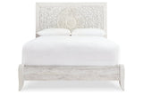 Paxberry Whitewash Queen Panel Bed by Ashley at Eve Furniture