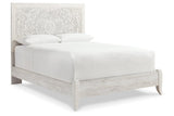 Paxberry Whitewash Queen Panel Bed by Ashley at Eve Furniture