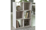 Paxberry Whitewash Six Cube Organizer by Ashley at Eve Furniture