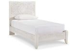 Paxberry Whitewash Twin Panel Bed by Ashley at Eve Furniture