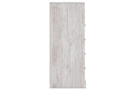 Paxberry Whitewash Chest of Drawers by Ashley at Eve Furniture