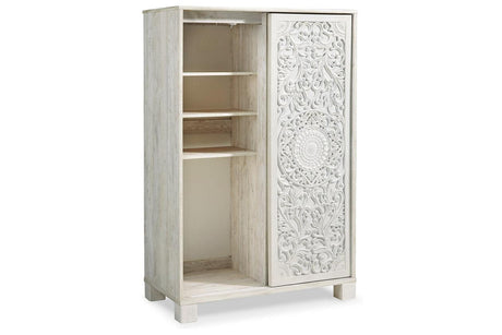 Paxberry Whitewash Dressing Chest by Ashley at Eve Furniture