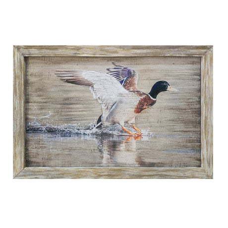 Paxton 1 Brown/White Wall Art by Crestview at Eve Furniture
