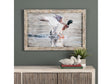 Paxton 1 Brown/White Wall Art by Crestview at Eve Furniture