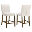 Paxton Beige Upholstered Counter Height Dining Chair (Set of 2) by Coaster at Eve Furniture