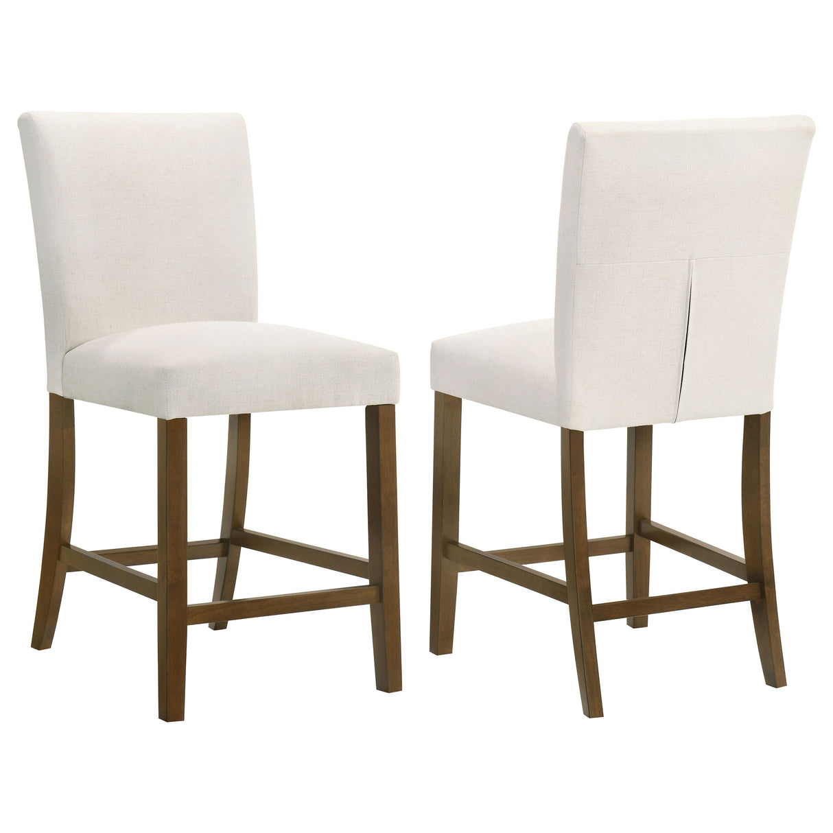 Paxton Beige Upholstered Counter Height Dining Chair (Set of 2) by Coaster at Eve Furniture