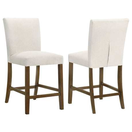 Paxton Beige Upholstered Counter Height Dining Chair (Set of 2) by Coaster at Eve Furniture