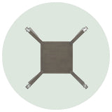 Paxton Brown / Grey 5-Piece Dining Room Set by Coaster at Eve Furniture