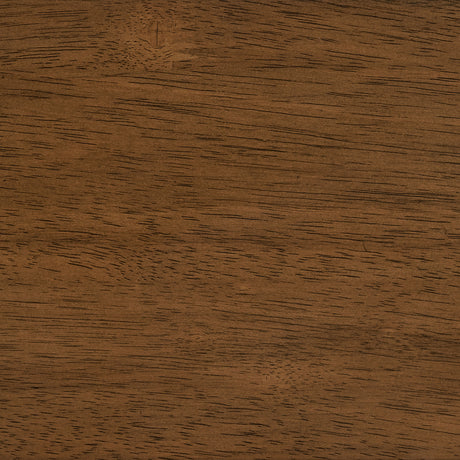 Paxton Brown Round 48-inch Glass Top Wood Dining Table by Coaster at Eve Furniture