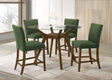 Paxton Green 5-piece Round Glass Top Counter Height Dining Set by Coaster at Eve Furniture