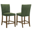 Paxton Green Upholstered Counter Height Dining Chair (Set of 2) by Coaster at Eve Furniture