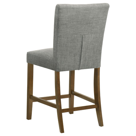Paxton Grey 5-piece Round Glass Top Counter Height Dining Set by Coaster at Eve Furniture