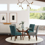 Paxton Grey Upholstered Dining Side Chair (Set of 2) by Coaster at Eve Furniture
