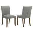 Paxton Grey Upholstered Dining Side Chair (Set of 2) by Coaster at Eve Furniture