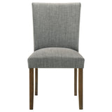 Paxton Grey Upholstered Dining Side Chair (Set of 2) by Coaster at Eve Furniture